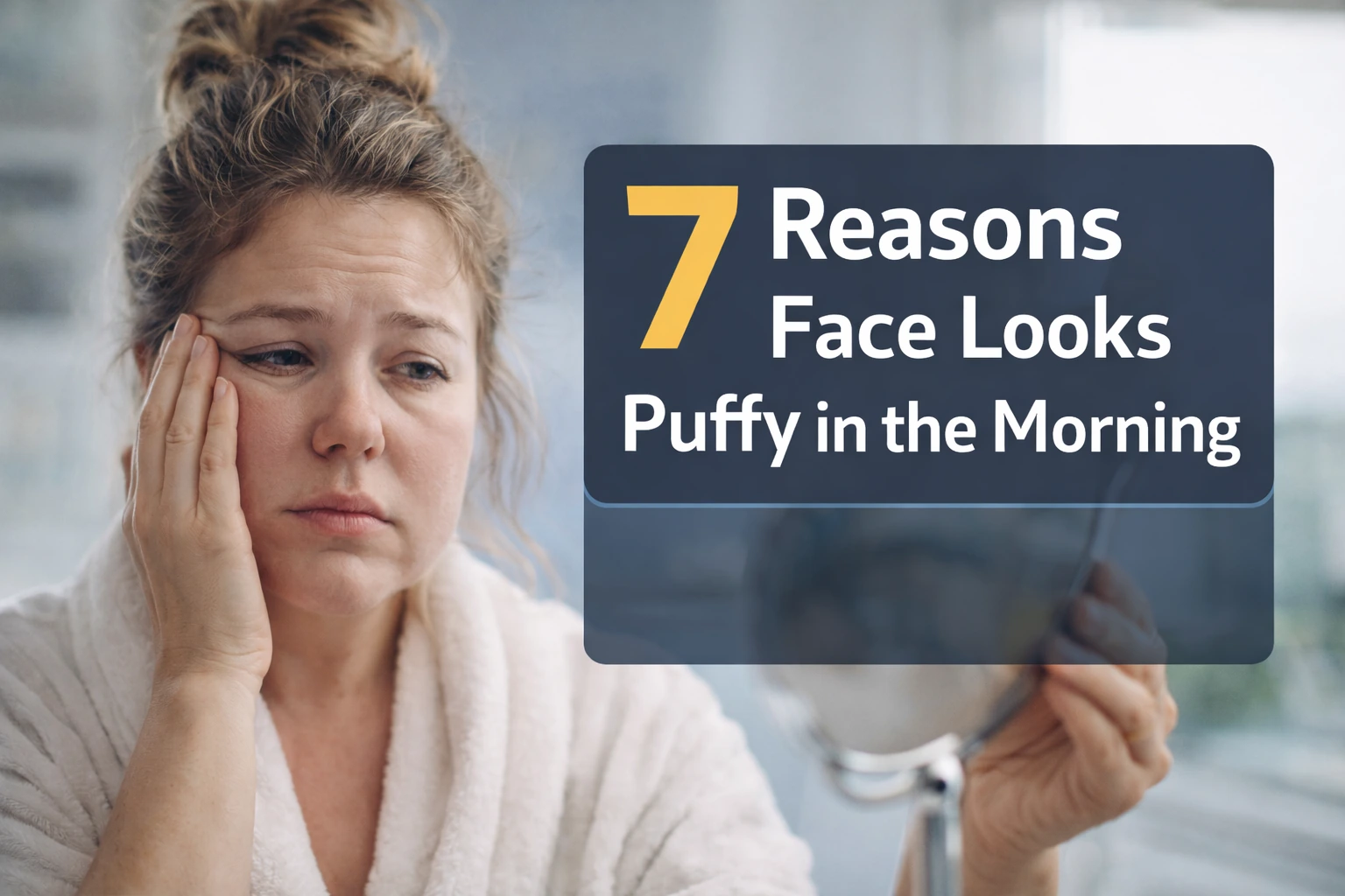 7 причин, чому обличчя набрякає зранку